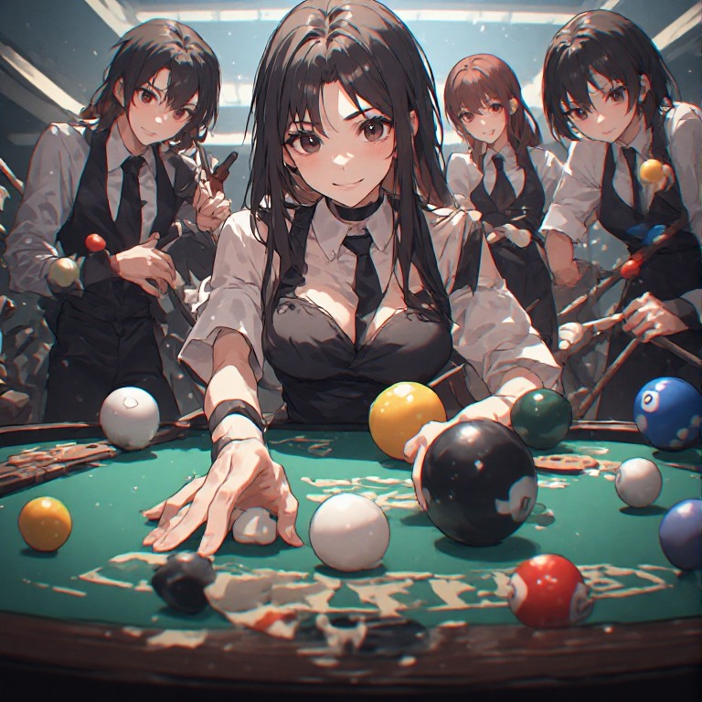 Classic billard game preview